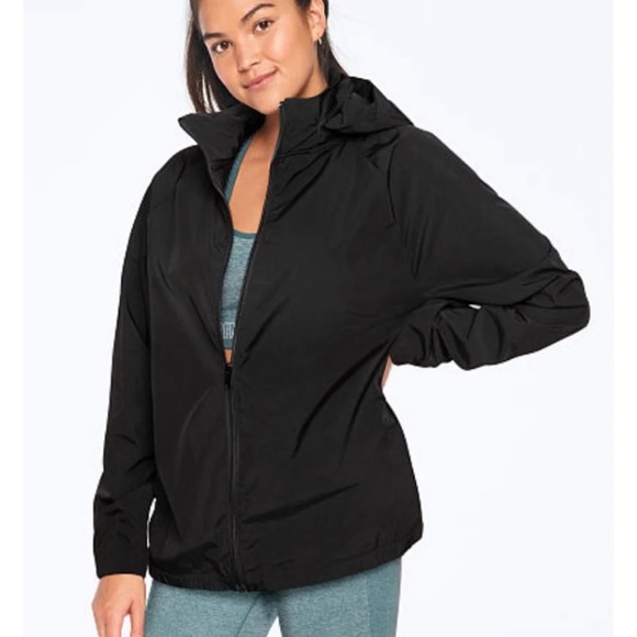 PINK Mockneck Anorak L/XL NWT - Picture 2 of 4